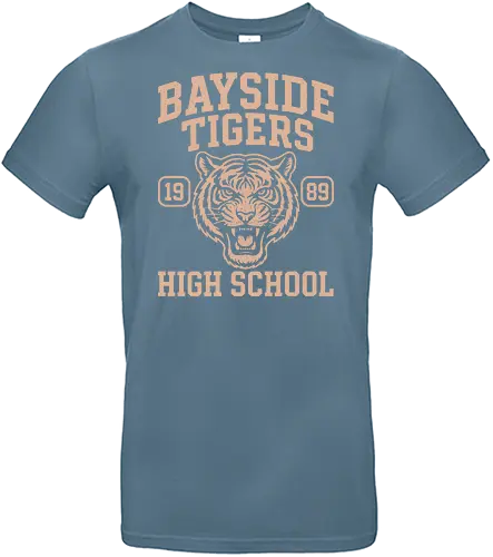 Bayside Tigers - Saved by the Bell, bayside tigers, bayside high, 80s nostalgia, vintage sports, tiger pride, high school - Standard T-Shirt