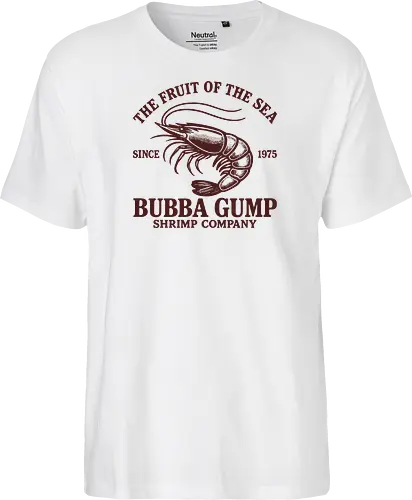 Bubba Gump - forrest gump, bubba, gump, shrimp, vintage, retro - Fairtrade T-Shirt