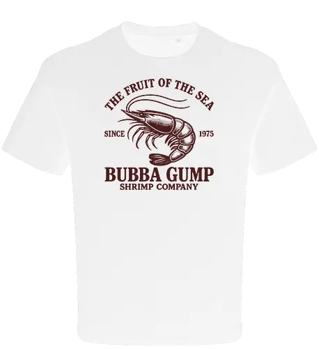 Bubba Gump - forrest gump, bubba, gump, shrimp, vintage, retro - Oversize T-Shirt