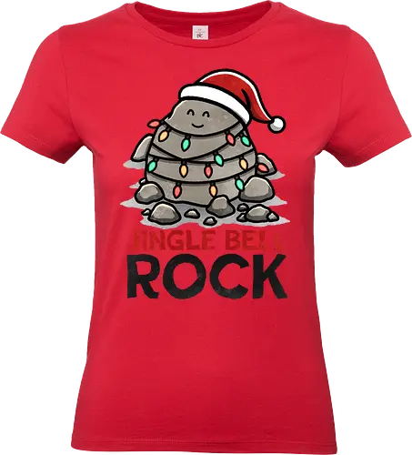 Jingle Bell Rock - Christmas, Holiday, Jingle Bells, Rock Music, Festive Decor, Merry Christmas, Winter Vibes, Ugly Sweater, Seasonal Gifts, Christmas Party, jingle bell - Standard T-Shirt (Frauen)