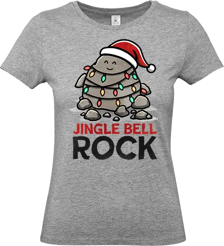 Jingle Bell Rock - Christmas, Holiday, Jingle Bells, Rock Music, Festive Decor, Merry Christmas, Winter Vibes, Ugly Sweater, Seasonal Gifts, Christmas Party, jingle bell - Standard T-Shirt (Frauen)