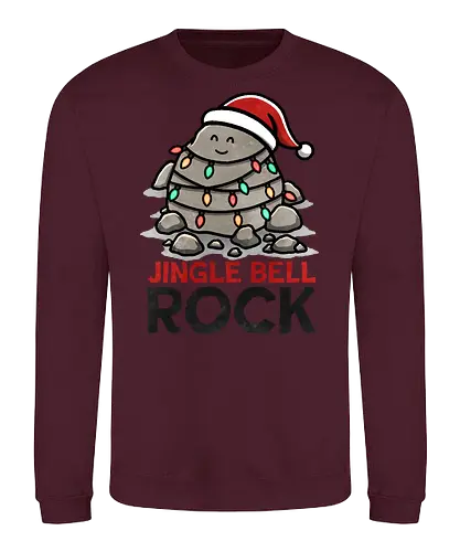 Jingle Bell Rock - Christmas, Holiday, Jingle Bells, Rock Music, Festive Decor, Merry Christmas, Winter Vibes, Ugly Sweater, Seasonal Gifts, Christmas Party, jingle bell - Sweatshirt