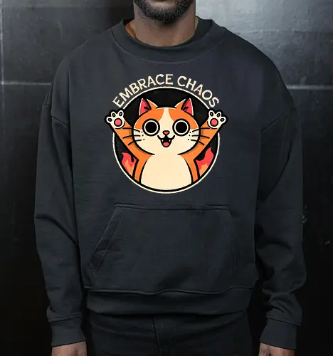 Embrace Chaos Cat