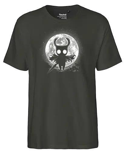 Moonlight Hollow - hollow, knight, game, moonlight, moon, gaming, video games, board games, gamers, game night, game controller, retro games, game design, eSports, tabletop games - Fairtrade T-Shirt