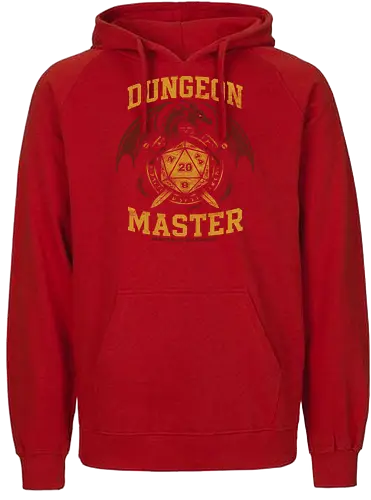 Dungeon Master - Dungeon, tabletop RPG, Pen and paper, D&D, role-playing games, gaming apparel, fantasy art, game master, TTRPG, nerd culture, geek fashion - Fairtrade Hoodie