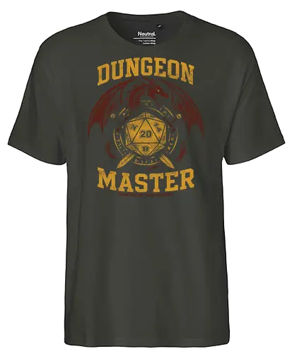 Dungeon Master - Dungeon, tabletop RPG, Pen and paper, D&D, role-playing games, gaming apparel, fantasy art, game master, TTRPG, nerd culture, geek fashion - Fairtrade T-Shirt