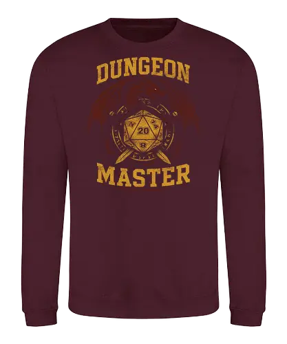 Dungeon Master - Dungeon, tabletop RPG, Pen and paper, D&D, role-playing games, gaming apparel, fantasy art, game master, TTRPG, nerd culture, geek fashion - Sweatshirt