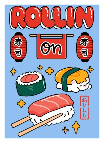 Rollin On: Cute Sushi Squad