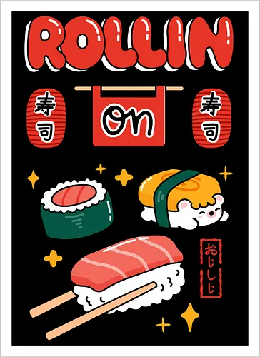 Rollin On: Cute Sushi Squad