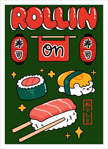 Rollin On: Cute Sushi Squad