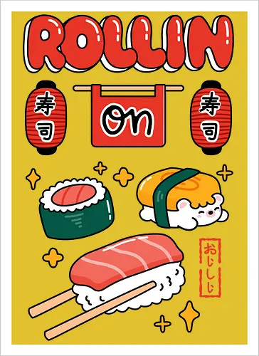 Rollin On: Cute Sushi Squad