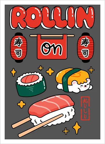 Rollin On: Cute Sushi Squad