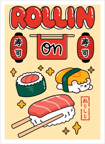 Rollin On: Cute Sushi Squad