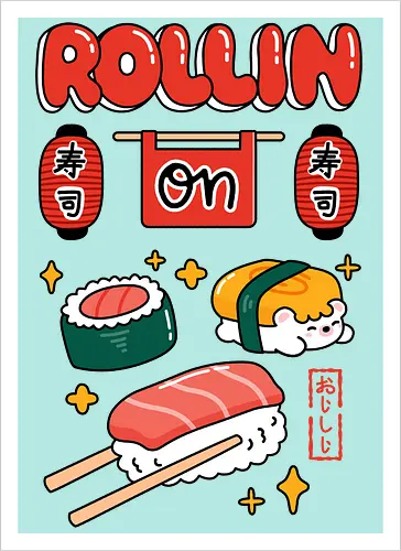 Rollin On: Cute Sushi Squad