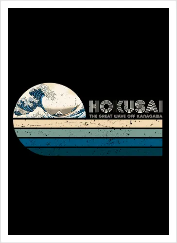 Retro Hokusai