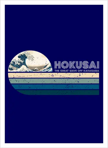 Retro Hokusai