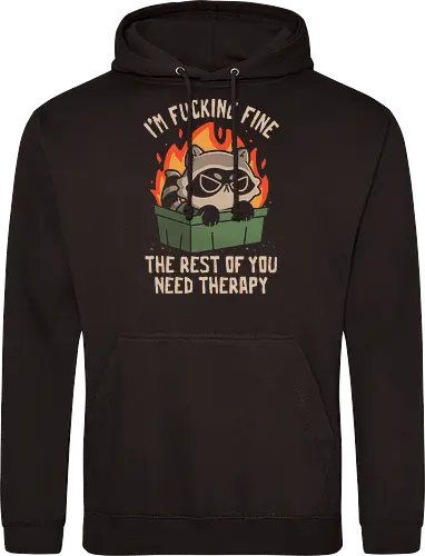 The rest of you need therapy Trash Panda