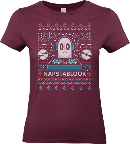 Napstablook Ugly Sweater - Tale, deltarune, muffet, sans, napstablook, indie game, video game, gaming, flowey, mettaton, gamer, papyrus, toriel, asgore, ugly christmas sweater, rpg - Standard T-Shirt (Frauen)
