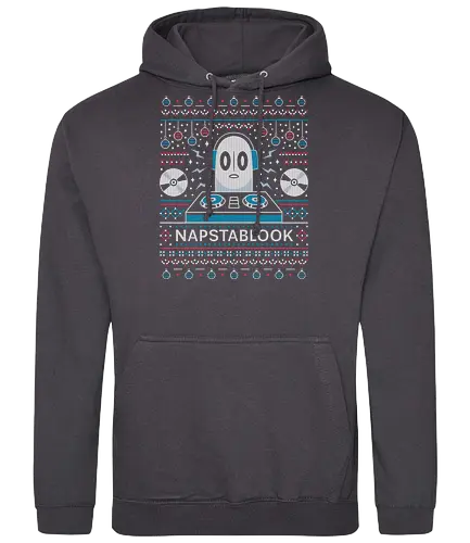 Napstablook Ugly Sweater - Tale, deltarune, muffet, sans, napstablook, indie game, video game, gaming, flowey, mettaton, gamer, papyrus, toriel, asgore, ugly christmas sweater, rpg - Standard Hoodie