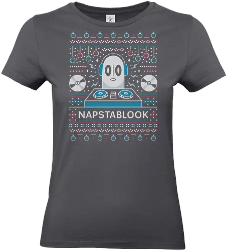 Napstablook Ugly Sweater - Tale, deltarune, muffet, sans, napstablook, indie game, video game, gaming, flowey, mettaton, gamer, papyrus, toriel, asgore, ugly christmas sweater, rpg - Standard T-Shirt (Frauen)
