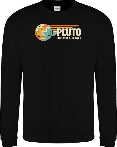 Pluto: Forever A Planet - Retro Solar System