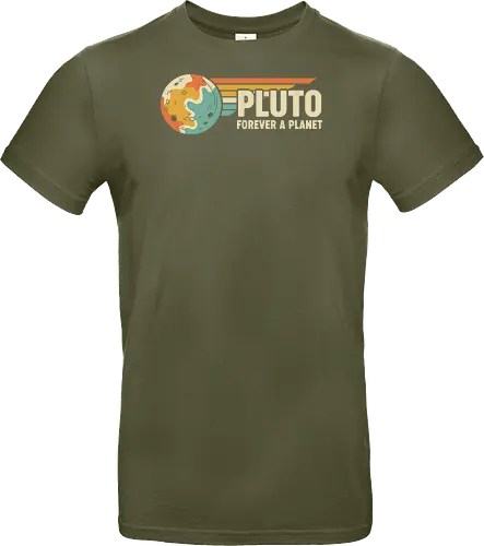 Pluto: Forever A Planet - Retro Solar System