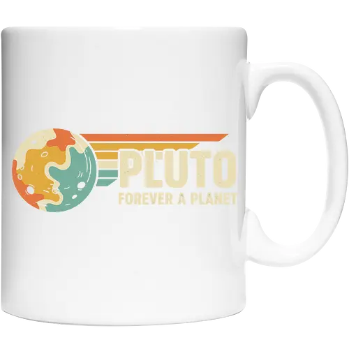 Pluto: Forever A Planet - Retro Solar System