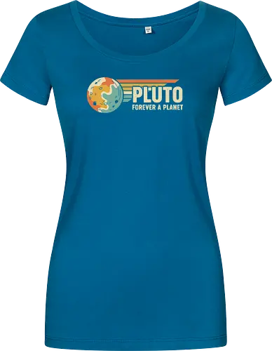 Pluto: Forever A Planet - Retro Solar System