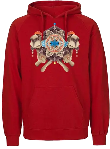 Camela Arabesque - camel, Kamel, Mandala, kaleidoscope, Kaleidoskop, desert, Wüste, geometrisch, oriental, orientalisch, arabisch - Fairtrade Hoodie
