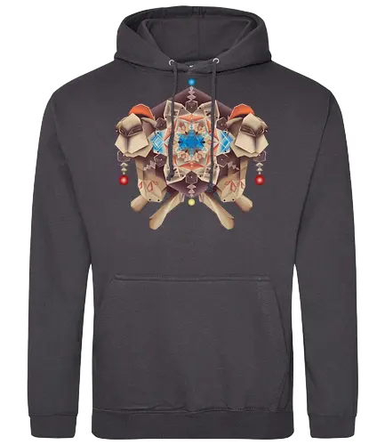 Camela Arabesque - camel, Kamel, Mandala, kaleidoscope, Kaleidoskop, desert, Wüste, geometrisch, oriental, orientalisch, arabisch - Standard Hoodie