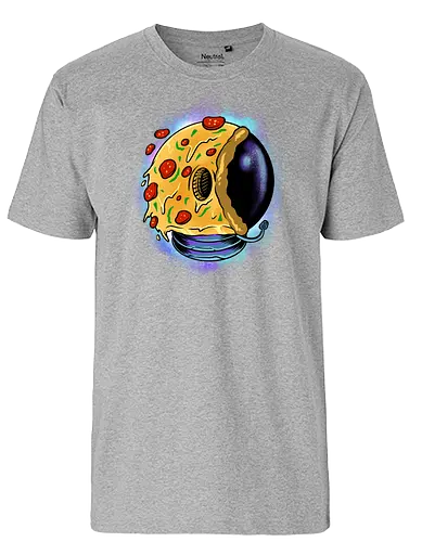 galactic astro pizza  - pizza, food, space, astronout, delicious, beverages, meatball, sausages, fastfood, bestfriend - Fairtrade T-Shirt