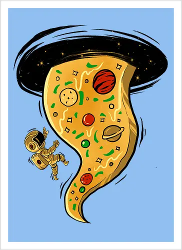 black hole pizza