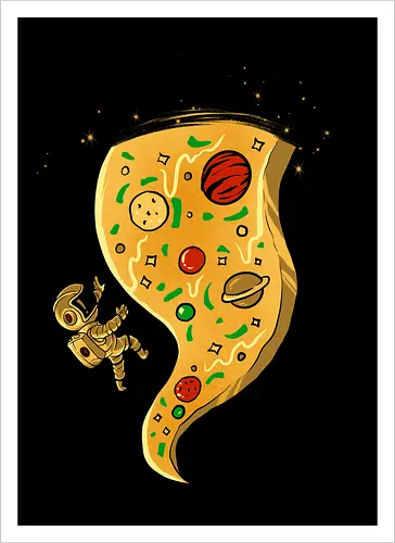 black hole pizza