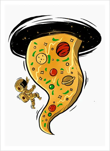 black hole pizza