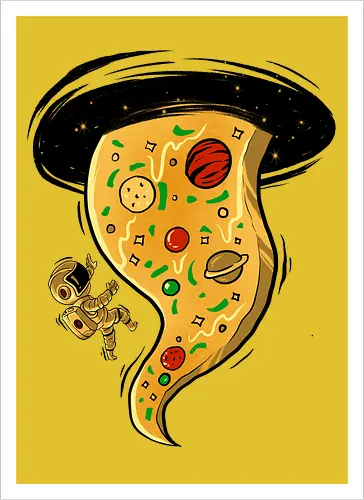 black hole pizza