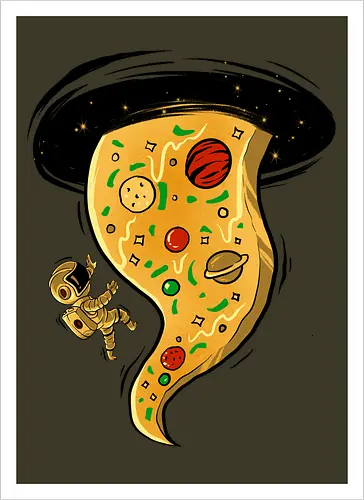 black hole pizza