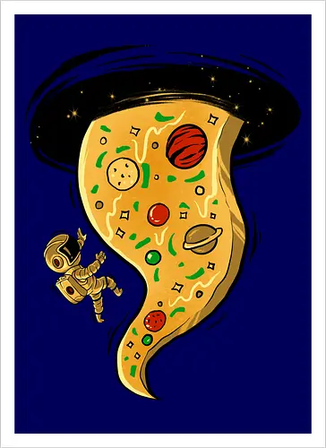 black hole pizza