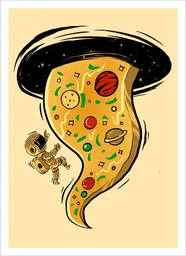 black hole pizza