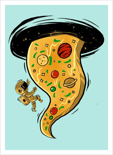 black hole pizza