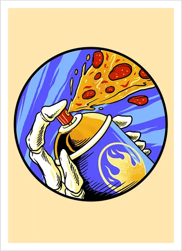 colorful life of pizza