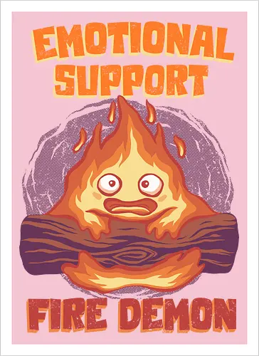 Emotional Support Fire Demon