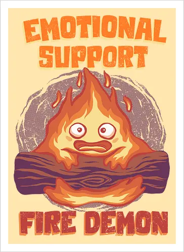 Emotional Support Fire Demon