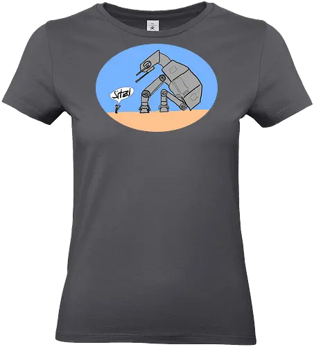 Sitz! - Außerirdische, Hund, Weltall, Brav - Standard T-Shirt (Frauen)