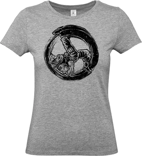 Somersault Circle - Japanese, mash up, arcade, video game, retro gaming, gamer, fighting, movie, action - Standard T-Shirt (Frauen)