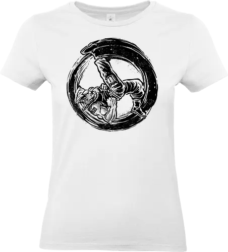 Somersault Circle - Japanese, mash up, arcade, video game, retro gaming, gamer, fighting, movie, action - Standard T-Shirt (Frauen)