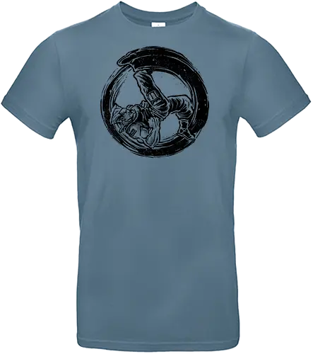 Somersault Circle - Japanese, mash up, arcade, video game, retro gaming, gamer, fighting, movie, action - Standard T-Shirt