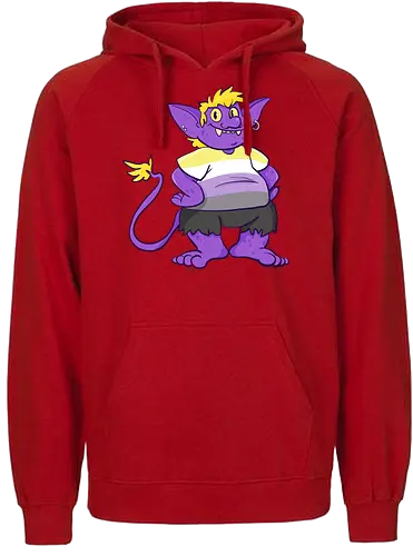 Nonbinary Goblin  - Queer, Pride, Goblin, LGBTQIA, Non binary - Fairtrade Hoodie