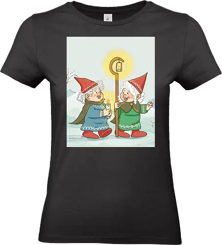 Wichtelfrauen - Wichtel, Advent, Yule, Weihnachten, Winter - Standard T-Shirt (Frauen)