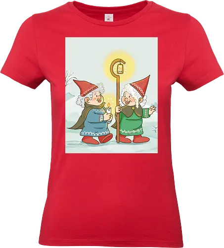 Wichtelfrauen - Wichtel, Advent, Yule, Weihnachten, Winter - Standard T-Shirt (Frauen)