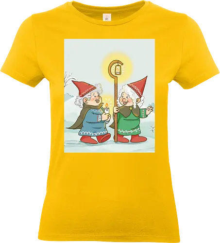 Wichtelfrauen - Wichtel, Advent, Yule, Weihnachten, Winter - Standard T-Shirt (Frauen)